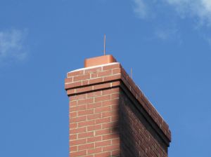 On the nice new north chimney