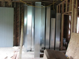 Ductwork ready for installation